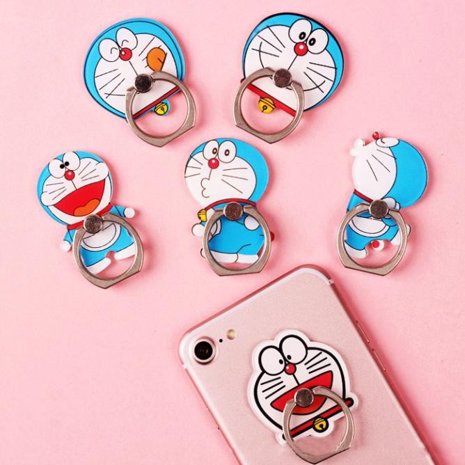 [Full hộp] Iring Giá Đỡ Điện Thoại Chiếc Nhẫn Hoạt Hình Doraemon Siêu Bám Dính !