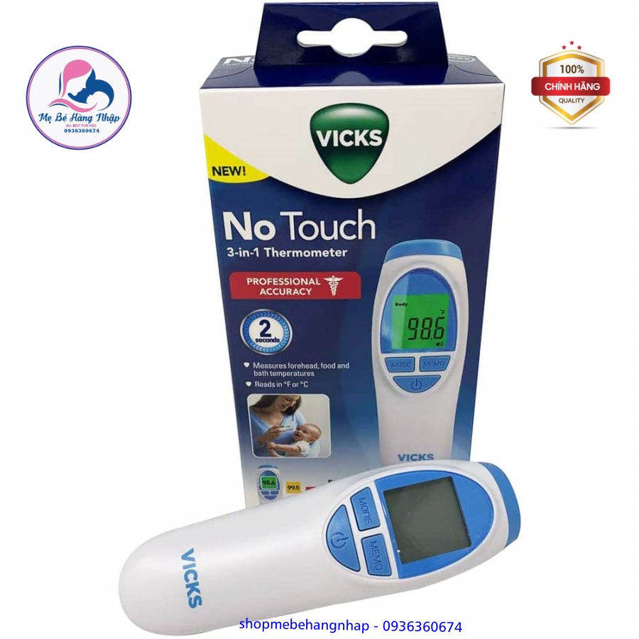 Nhiệt kế Vicks 3in1 hàng nhập Mĩ