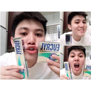 Bộ Kem Trắng Răng + Bột Trắng Răng Eucryl Anh Quôc