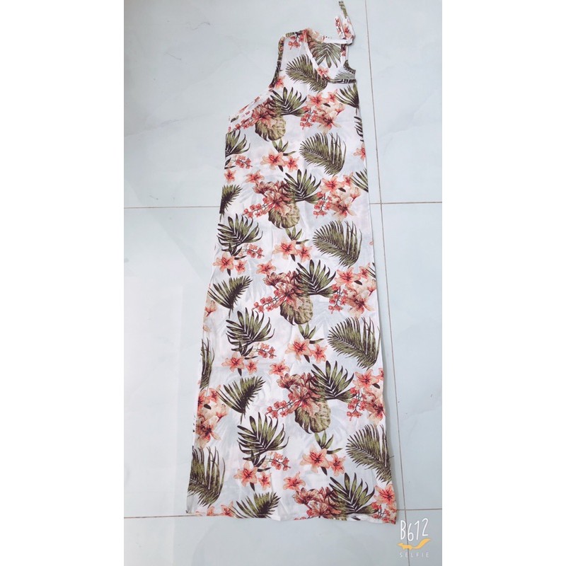 [size 2/75-90ký] Đầm 👗 suông mặc nhà size to rộng thoải mái bigsize bầu mặc đựơc/trung niên CÓ TÚI