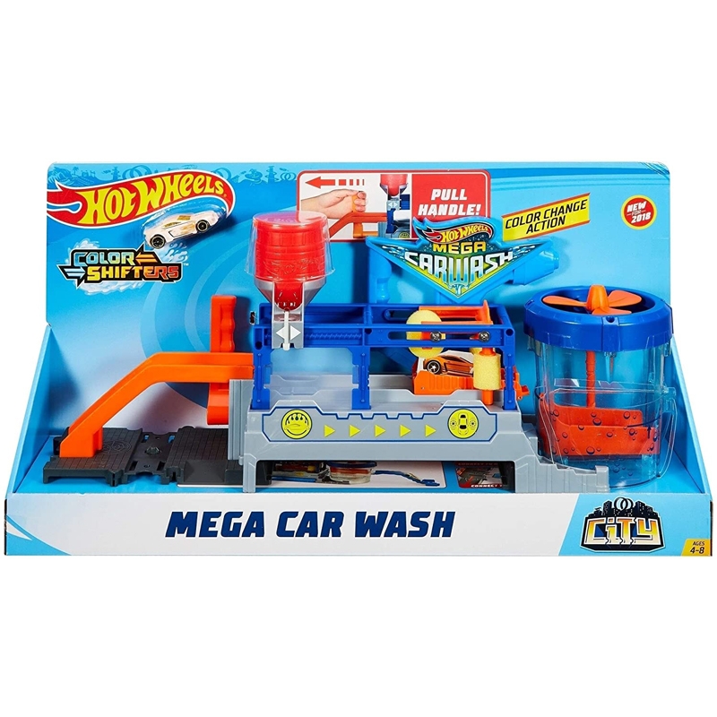 Mô Hình Trạm Rửa Xe Thông Minh Tuyệt Đỉnh Hot Wheels FTB66