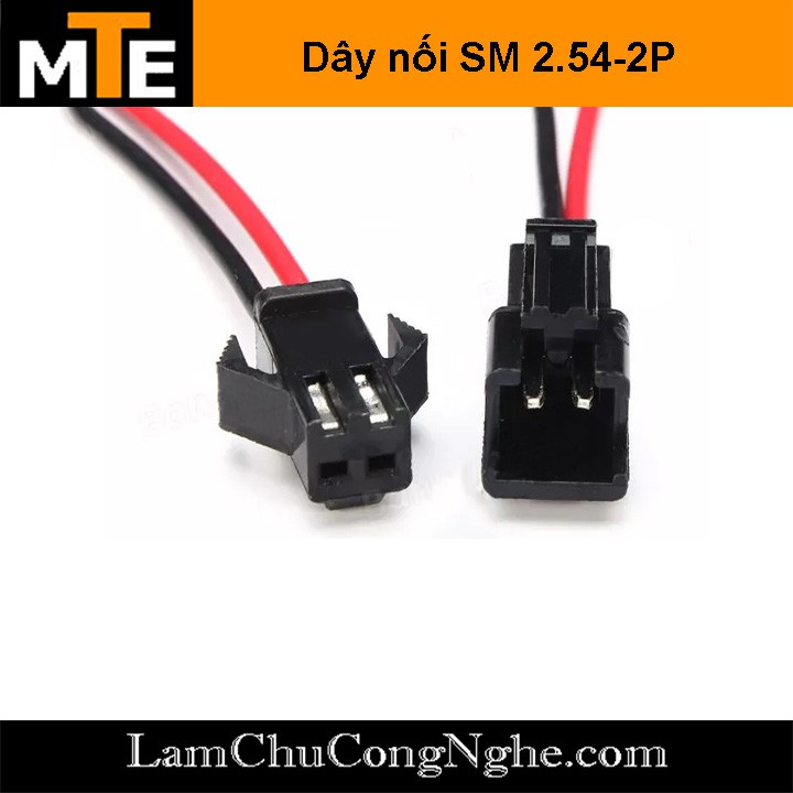 Cặp jack kết nối đực cái SM-2P, SM-3P, SM-4P 2.54mm