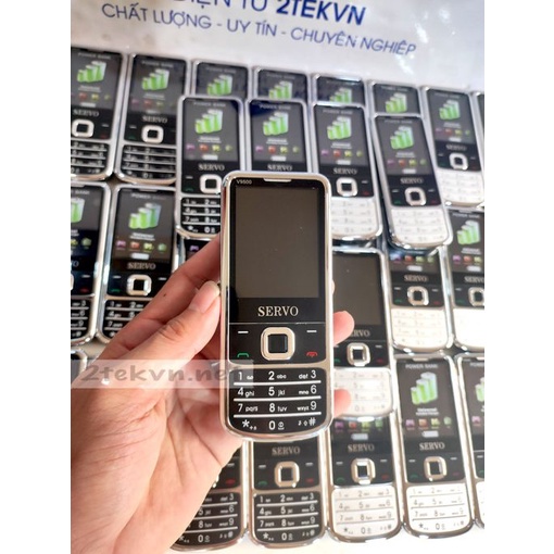 Điện thoại 4 sim Servo V9500 có chức năng thay đổi 6 giọng nói- bảo hành 12 tháng