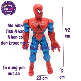 Đồ chơi mô hình Người Nhện Spider Man bằng nhựa có đèn 3699A
