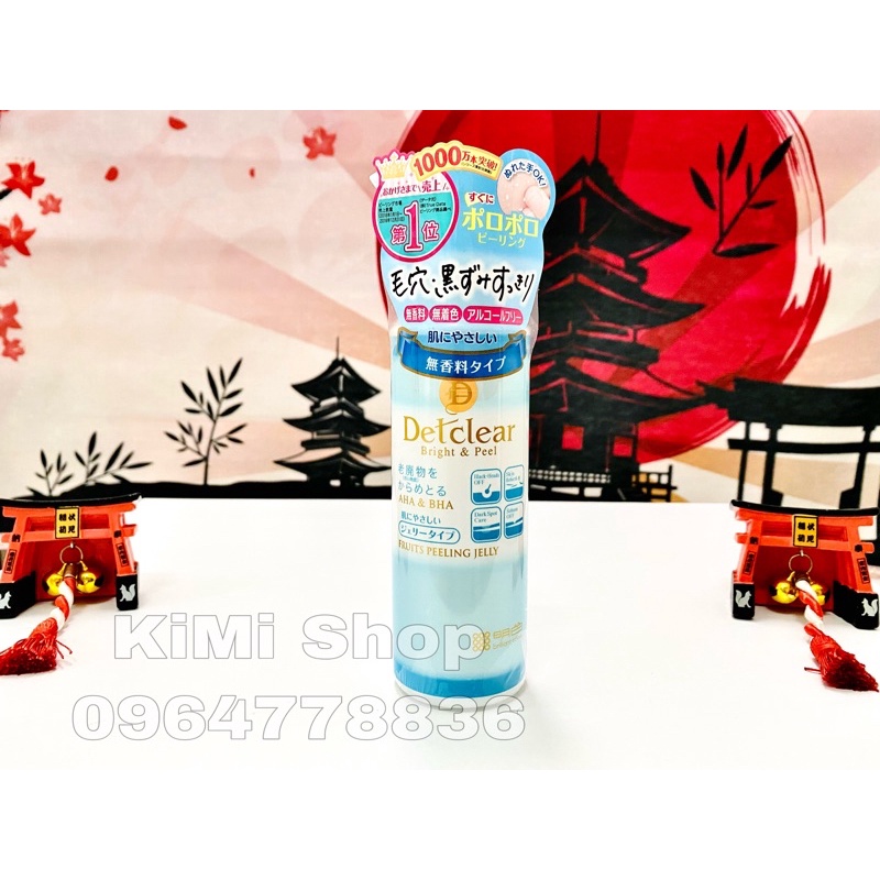 Gel tẩy tế bào chết Detclear Bright & Peel 180ml mùi trái cây