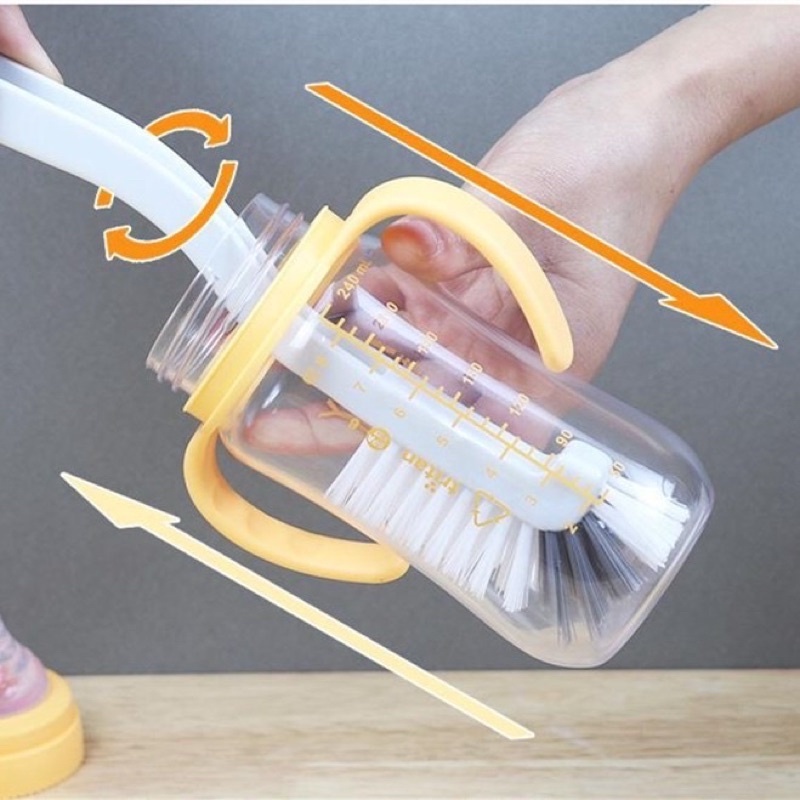 1 Bàn Chải Vệ Sinh Cốc Nước Cán Dài Phong Cách Nhật Bản