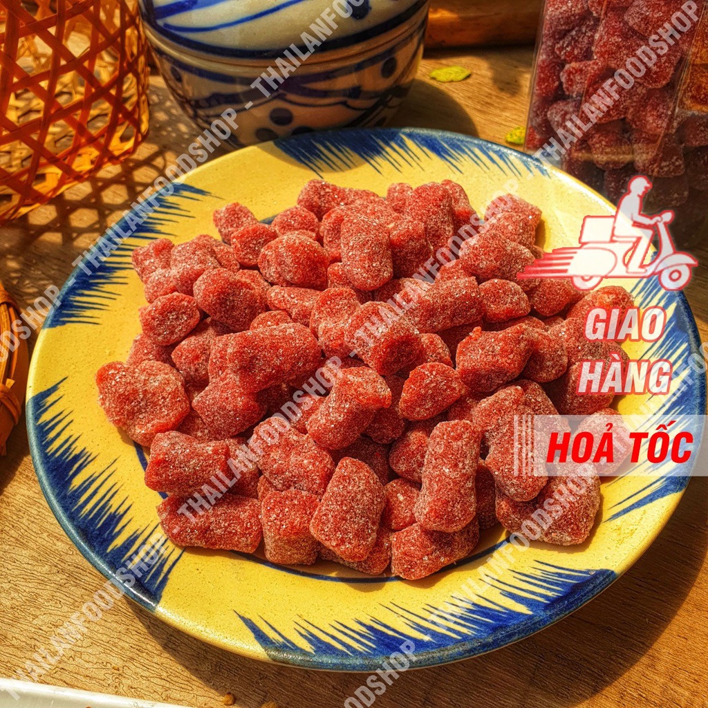 Kẹo Dâu Tây Đặc Sản Đà Lạt Lon 500gr