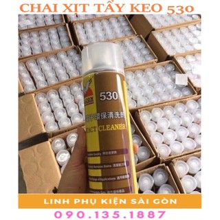 Chai xịt tẩy keo 530