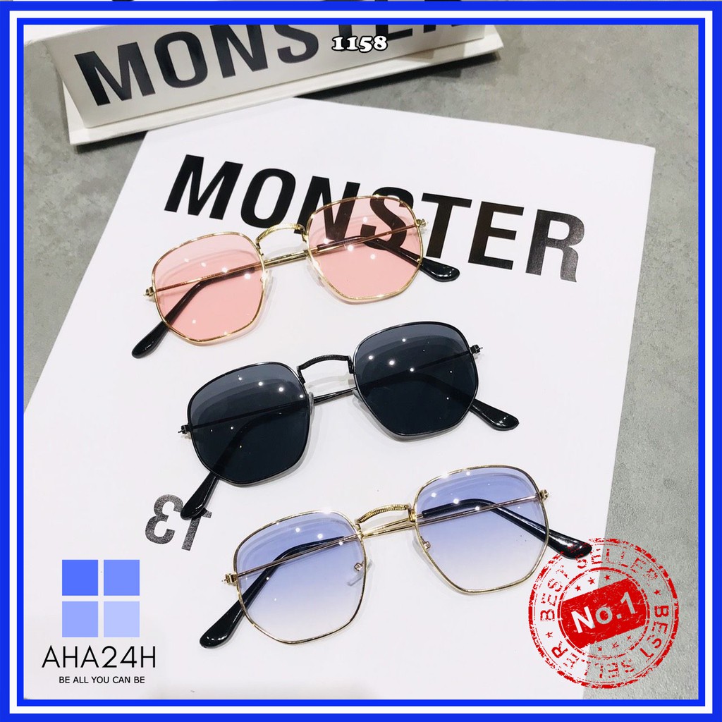 Mắt kính ulzzang /206/ hot trend nhiều màu❤️FREESHIP❤️gọng kính mát nam nữ sành điệu AH1158 | BigBuy360 - bigbuy360.vn