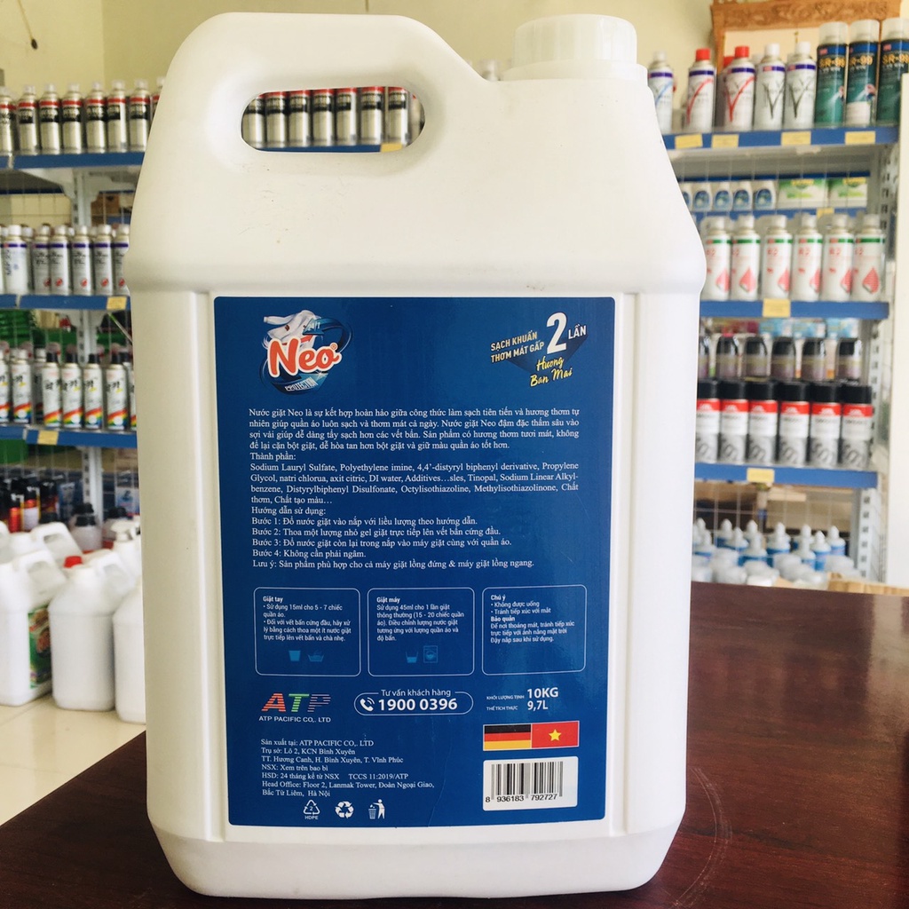 Nước giặt Neo hương ban mai 10kg