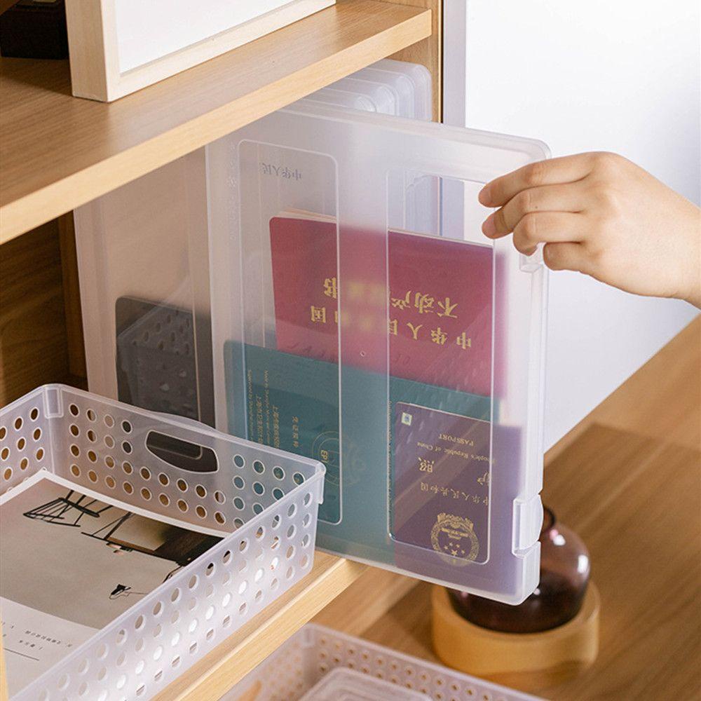 Túi Đựng Tài Liệu Để Bàn Bằng PP Trong Suốt Chống Thấm Nước Tiện Dụng
