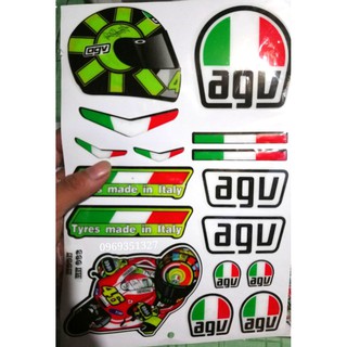 Bộ tem dán nón AGV