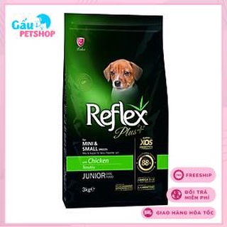 Thức ăn hạt cho chó Reflex Plus Mini Small Breed Junior Dog Food Chicken- Túi 3kg
