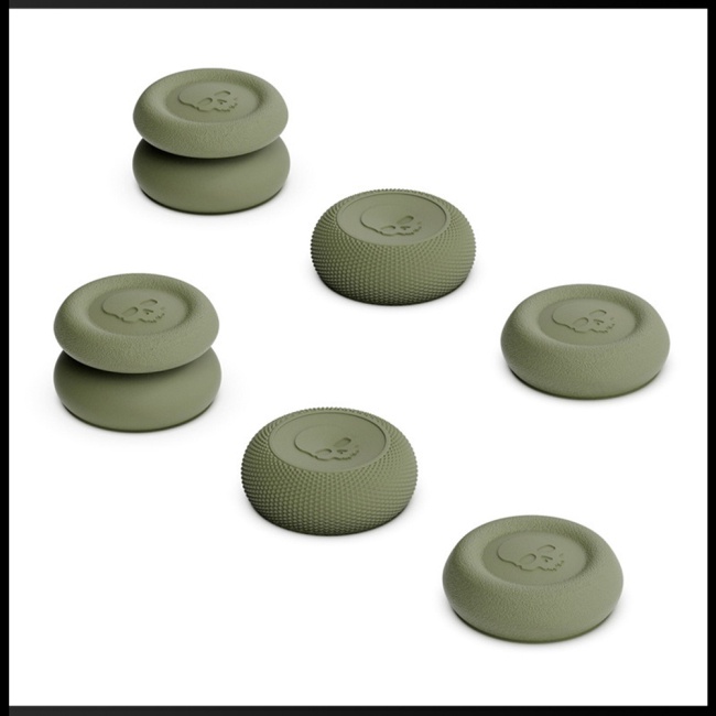 Set 6 Nút Bọc Cần Điều Khiển Chống Trượt Hình Đầu Lâu Cho Ps5 Ns Pro
