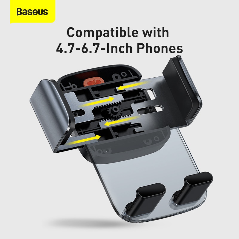 Giá đỡ điện thoại trọng lực Baseus gắn lỗ thông gió xe hơi ổn định cho Iphone Samsung Xiaomi