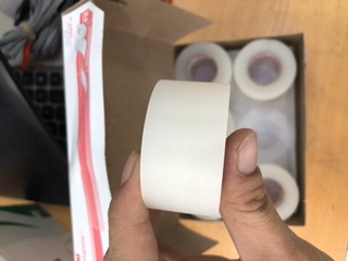 ✅ Băng keo trong plastic y tế 3M Transpore 1527-1 (HỘP 12 CUỘN)