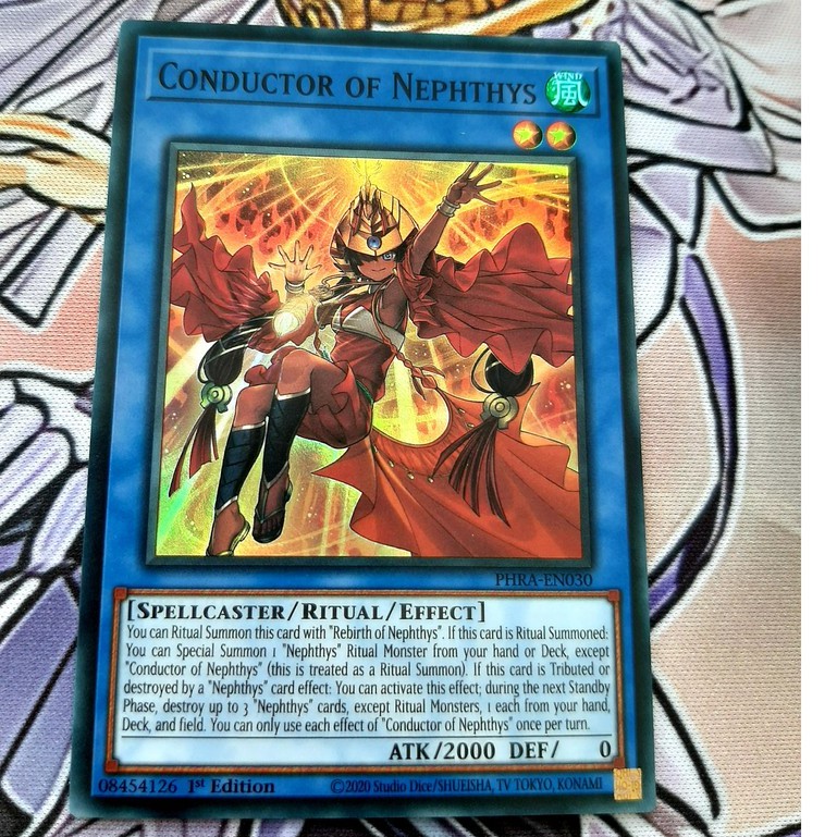 Thẻ Bài Yugioh Monster Conductor of Nephthys - PHRA-EN030 - Super