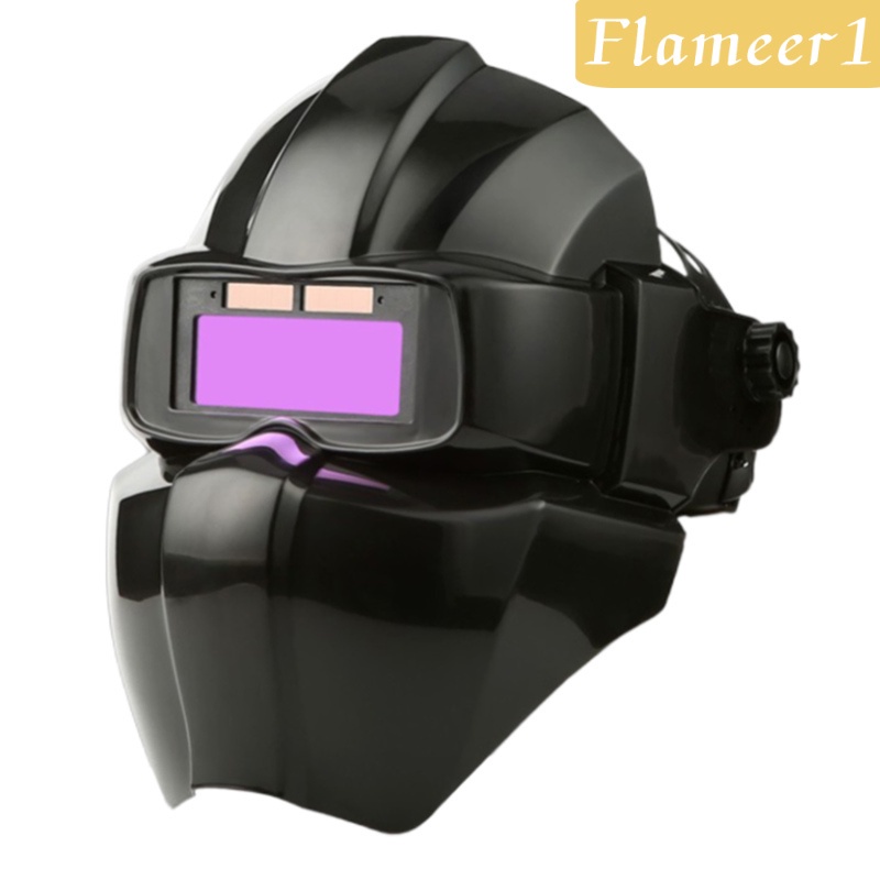 [Flameameer1] Mũ Bảo Hiểm Hàn Điện Năng Lượng Mặt Trời Tự Động Tối Có Thể Điều Chỉnh