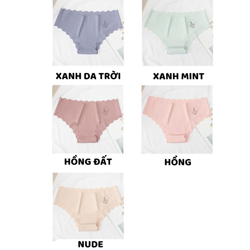 Quần Lót Nữ ❤️FREESHIP❤️ Quần Lót Nữ Đúc Su Cạp Viền Sóng không đường may mềm mại mỏng mát mã 1578