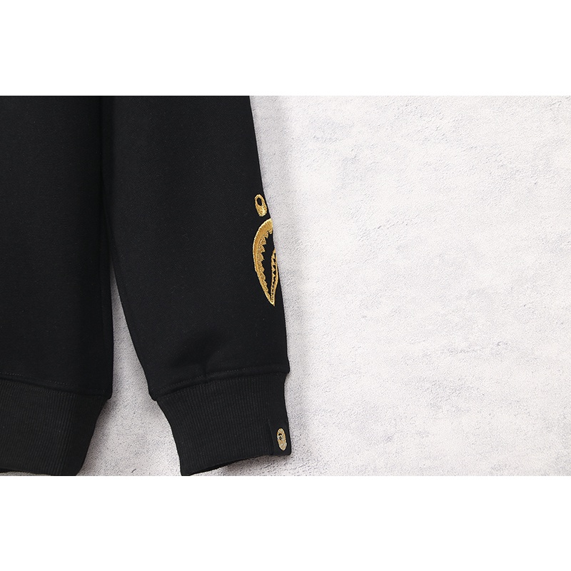 Bape Thời Trang In Áo Len Cotton Unisex