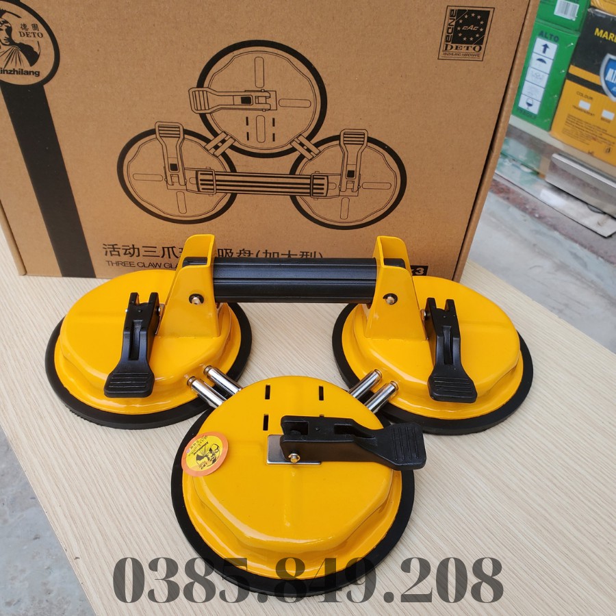 Hít kính 2- 3 ( vàng) chạc chân không hàng CAO CẤP- Hút giữ siêu chắc chắn