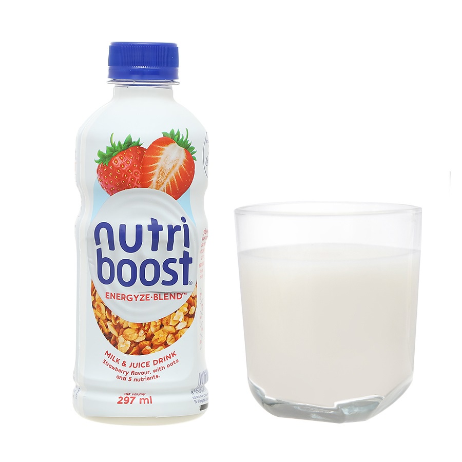 Thùng Sữa Trái Cây Dâu - Mật Ong Nutriboost