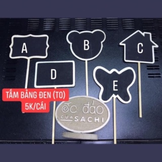 Bảng tên, bảng đen ghi chú (cỡ lớn) - Phụ kiện tiểu cảnh Nha Trang