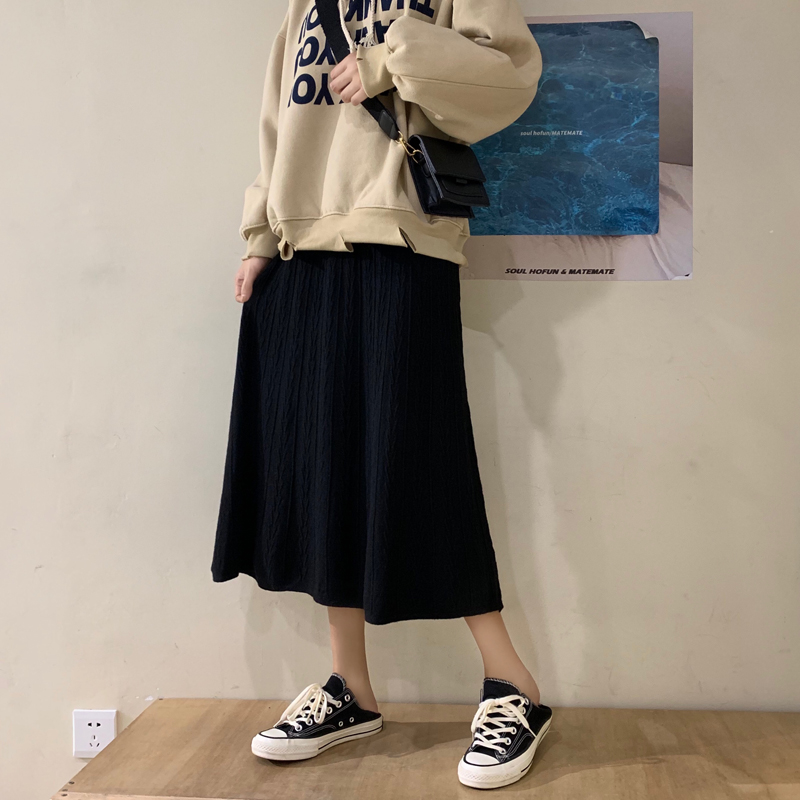 Xiaozhainv Chân váy chữ A dài 3 màu xinh xắn tùy chọn | BigBuy360 - bigbuy360.vn