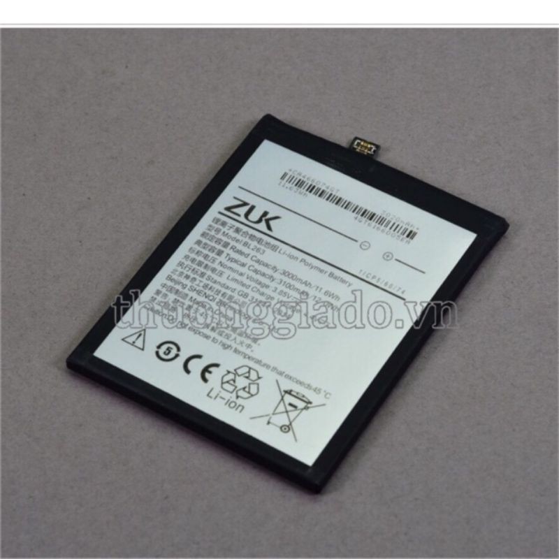 pin Lenovo Zuk Z2 Pro (BL263) 3000mAh xịn, bảo hành 6 tháng