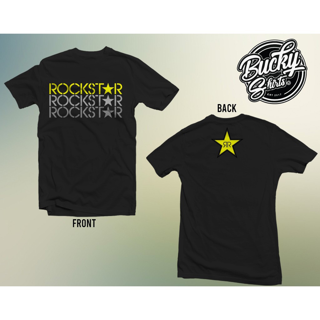 Áo Phông Rockstar Energy Drink Version 8 Rider cực chât