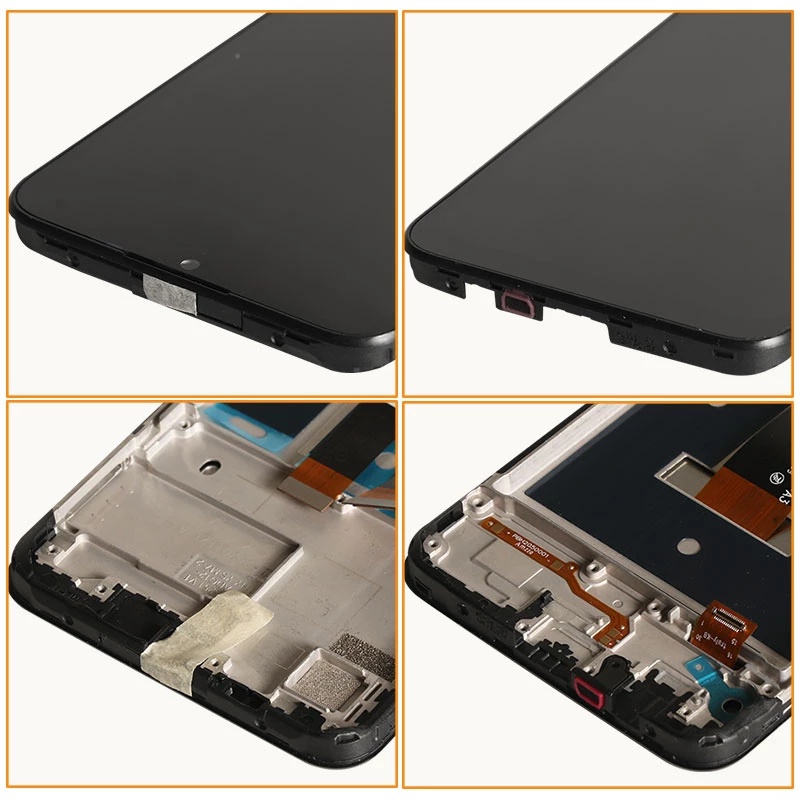 Màn hình LCD gốc dành cho OPPO Realme 5 5S 5i RMX1911 RMX1925 RMX2030 Màn hình có lắp ráp màn hình cảm ứng với thay thế khung đã được kiểm tra 100%