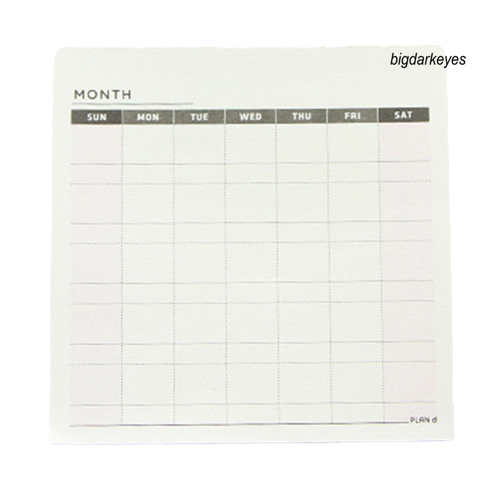 Sổ Tay Hình Vuông Dùng Lên Kế Hoạch Tuần/ Tháng Tiện Dụng