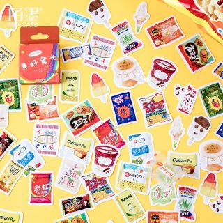 (Hình thật) Sticker hộp - Snack