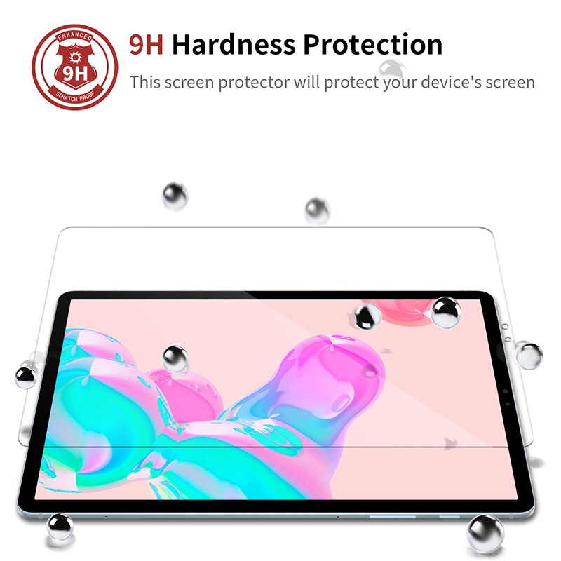 Kính cường lực Dllencase bảo vệ màn hình cho samsung galaxy tab s7 s6 s5e s4 tab a 10.1 10.4 10.5 11 a140 2019