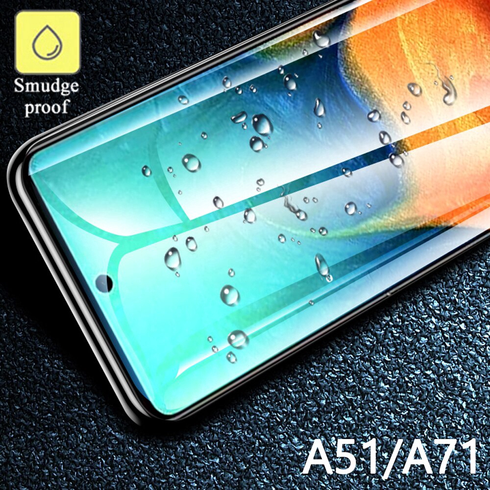 Kính Cường Lực 9H Bảo Vệ Màn Hình Và Camera 2 Trong 1 Cho Samsung Galaxy A51 A71 A81