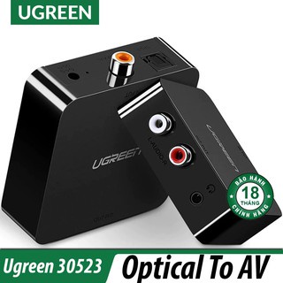 [Mã ELHACE giảm 4% đơn 300K] Bộ chuyển đổi Digital Audio sang Analog chính hãng Ugreen 30523-Optical to AV