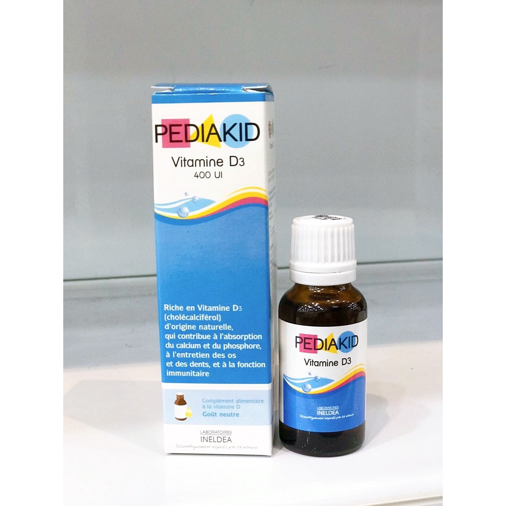 Pediakid Vitamin D3 bổ sung Vitamin và khoáng chất cho trẻ nhỏ (Chai 20ml)