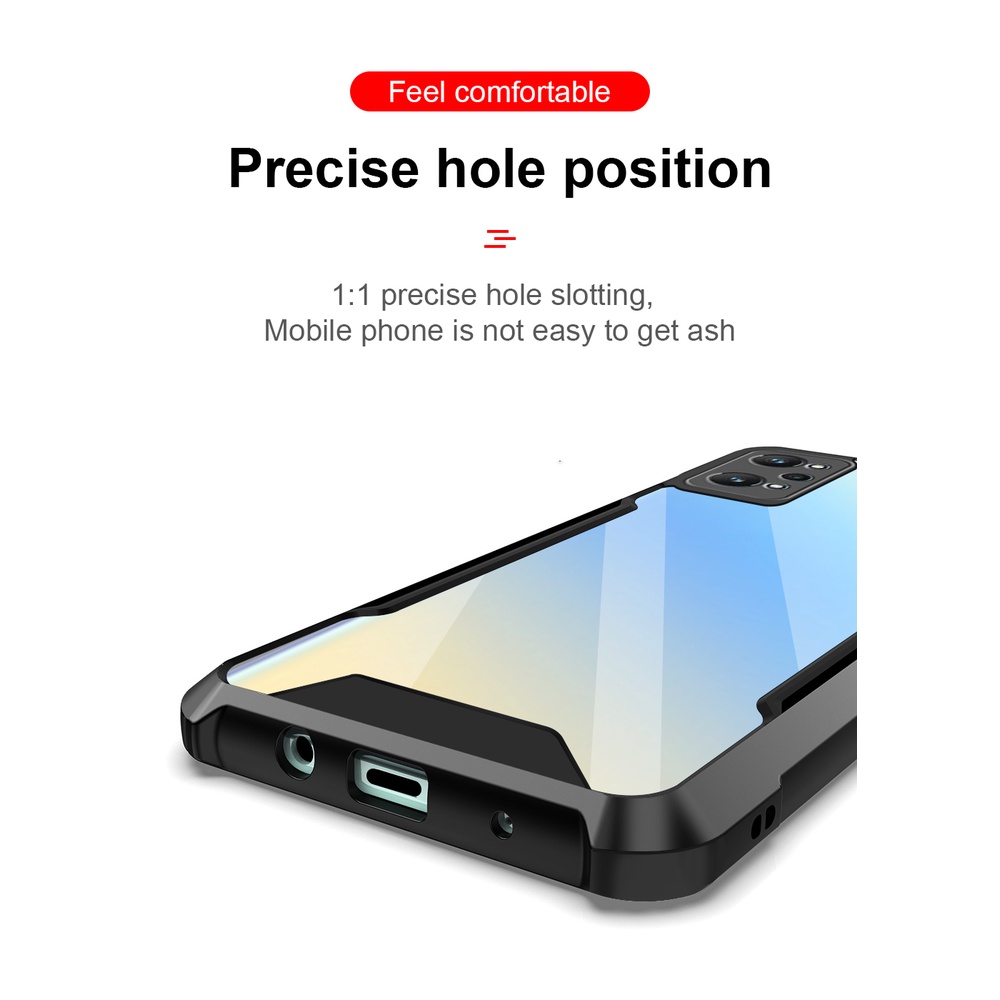 Realme GT2 Pro 6.7'' Shockproof Heavy PC Back Cover For Realmy Realmi GT2Pro GT 2 Pro Transparent Acrylic Protective Case Fundas