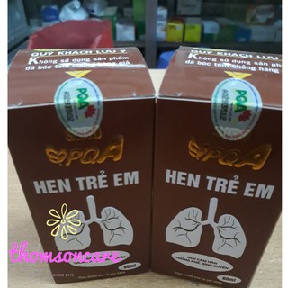 Giảm Ho Hen ở trẻ PQA