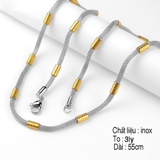 Dây chuyền nam inox thời trang