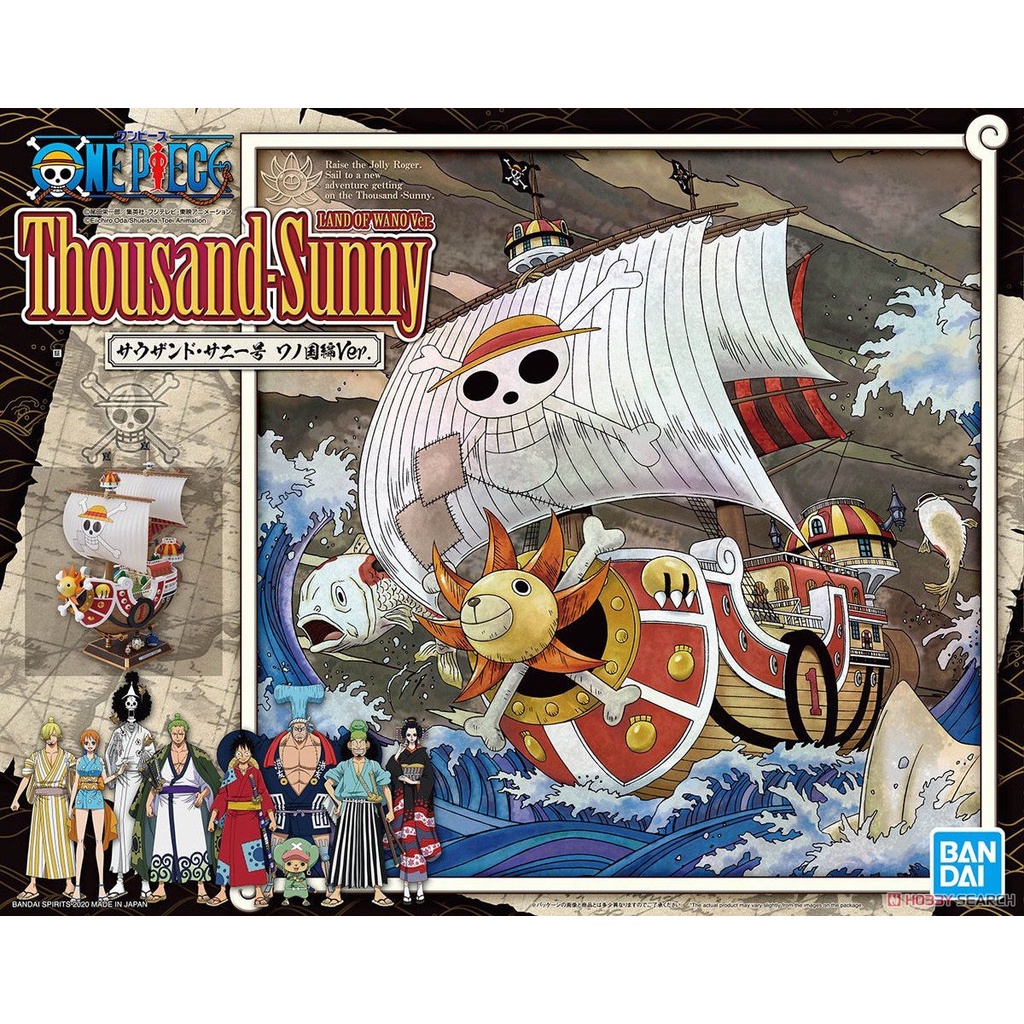 MÔ HÌNH ONEPIECE MG TÀU THUYỀN THOUSAND SUNNY LAND OF WANO VER ĐỒ CHƠI LẮP RÁP GUNDAM GUNPLA CHÍNH HÃNG NHẬT