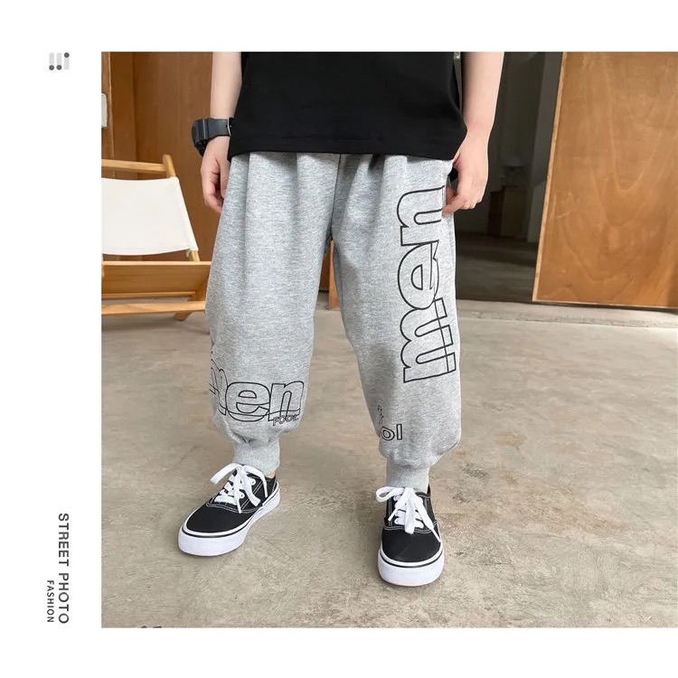 Quần Thể Thao Dáng Rộng Thiết Kế Mới Thời Trang Mùa Xuân Thu Dành Cho Bé Trai 2021