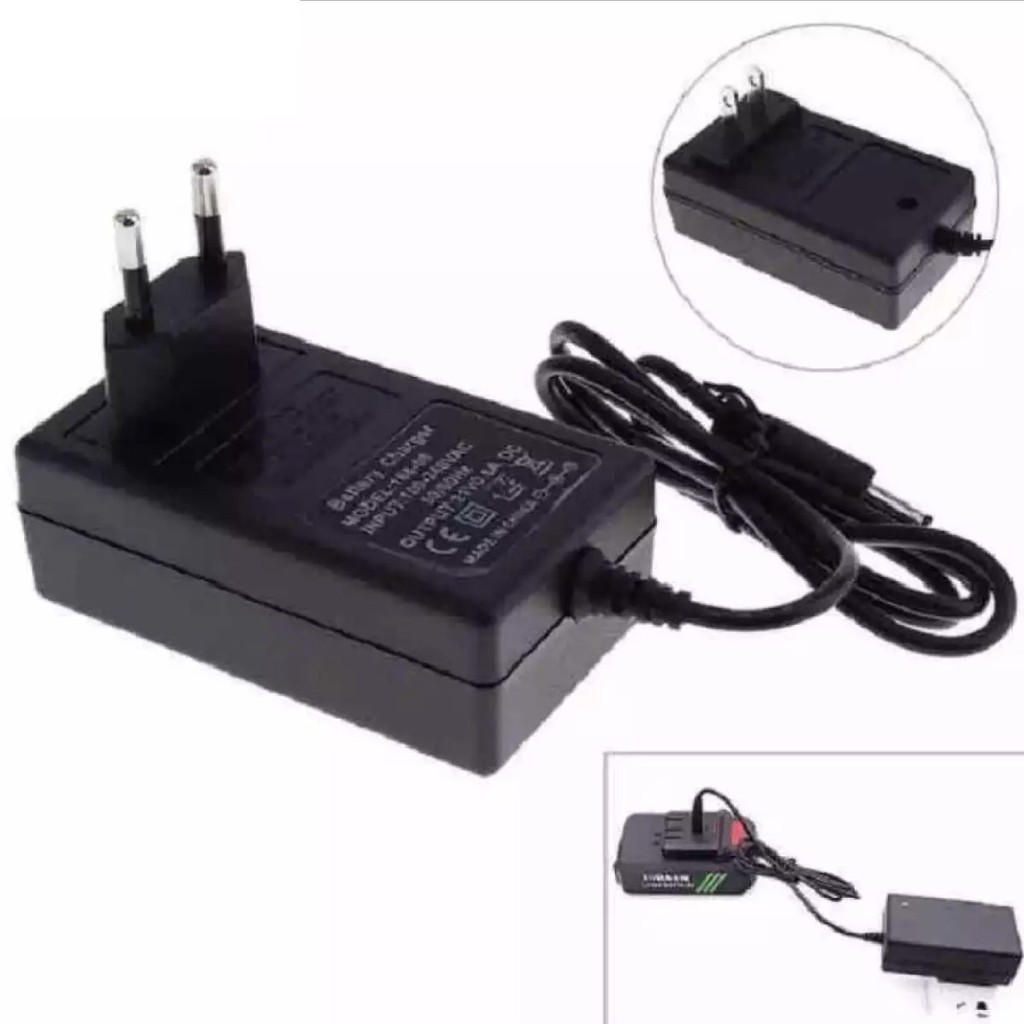 Bộ sạc pin 21V - 2A cho các loại máy khoan pin Voto, hitachi, makita, dewalt, boshun
