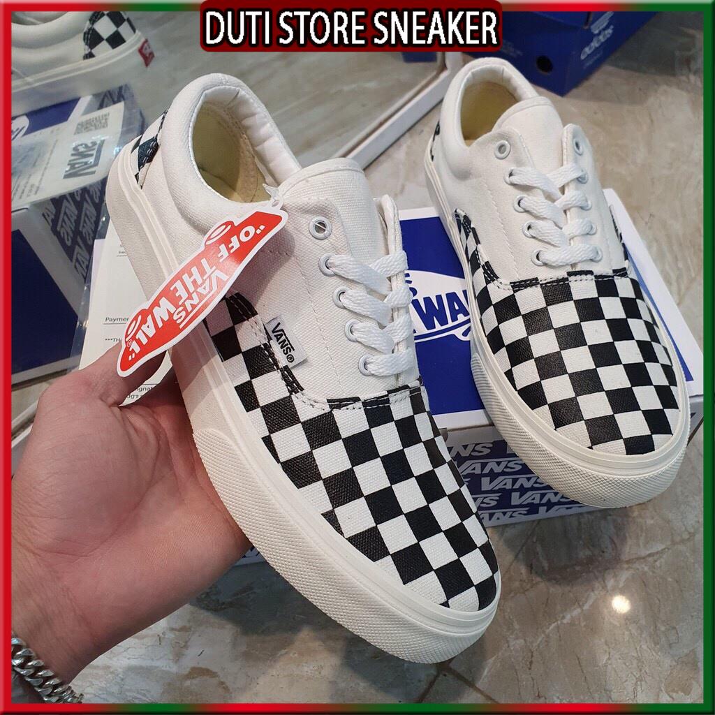 Giày Vans Dán Nam Nữ, Giày thể thao Vans caro lười, Vans đen vault, Van Fog,Van caro buộc dây Thể Thao hàng Đẹp Full Box