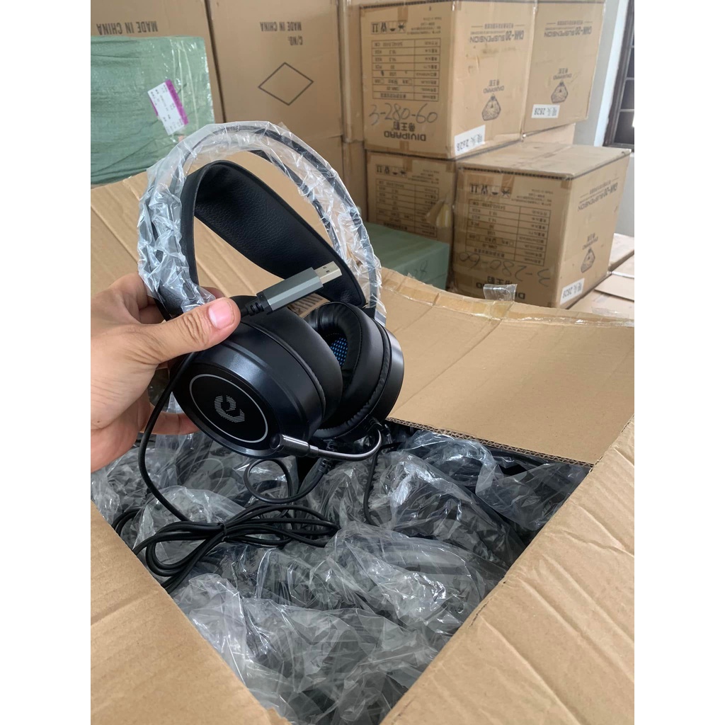 Tai nghe chơi game SKY28 Châm cắm USB 7.1 Cao cấp, Tai nghe LED RBG, có Micro thu âm, âm thanh vòm