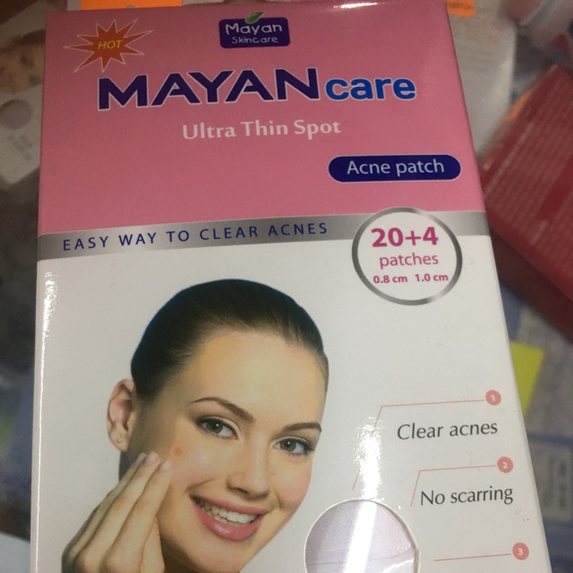 [rẻ vô địch] miếng dán mụn cấp tốc Mayan care