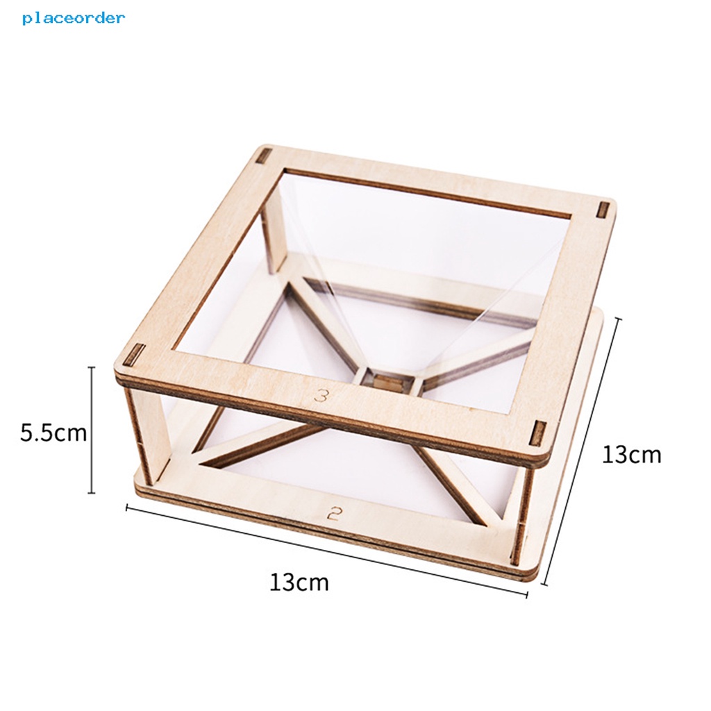 Giá đỡ máy chiếu hình hologram 3D bằng gỗ DIY chất lượng cao