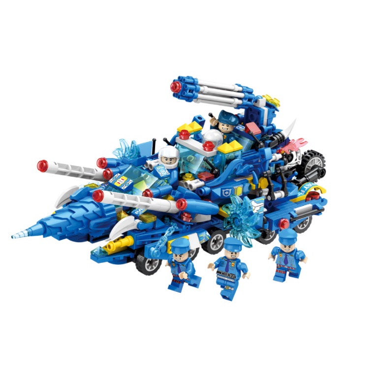 Đồ Chơi Trí Tuệ - Mô Hình Đồ Chơi Lắp Ráp Lego XE CẢNH SÁT