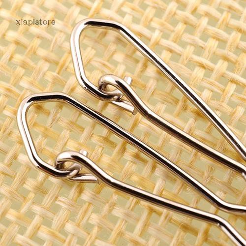 100 Đầu Nối Mồi Câu Cá 15 / 17 / 22Mm Bằng Thép Không Gỉ
