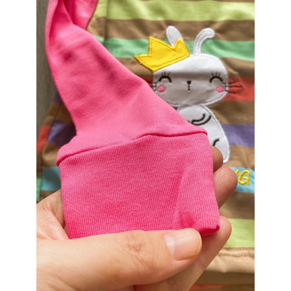 Bộ tay dài thông hơi bé gái